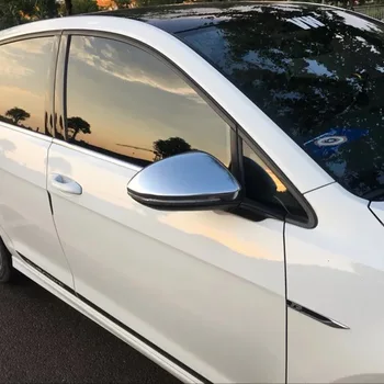 

Car Accessories For VW Volkswagen Mk7 Golf 7 2014 2015 2016 2017 ABS Chrome Rear View Mirror Cover Trim Car Styling Sticker 2pcs