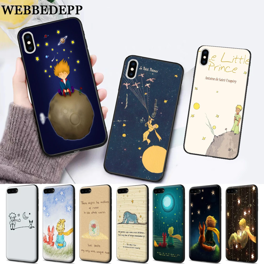 Мягкий силиконовый чехол little prince fox для iPhone 5 SE 5S 6 6S Plus 7 8 11 Pro X XS Max XR|Бамперы| |