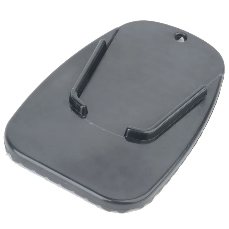 

MAYITR 1pc Black Universal Motorcycle Plastic Kickstand Stand Support Side Kick Pad Plate Base For Harley Yamaha Honda Motorbike