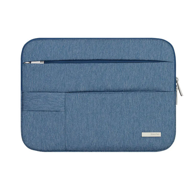 Нейлоновый водонепроницаемый чехол для ноутбука hp Pavilion Omen 13 14 15 чехол для ноутбука X360 сумка на плечо Съемный ремень 14,1 15,6 дюймов рукав - Цвет: Navy Blue Sleeve