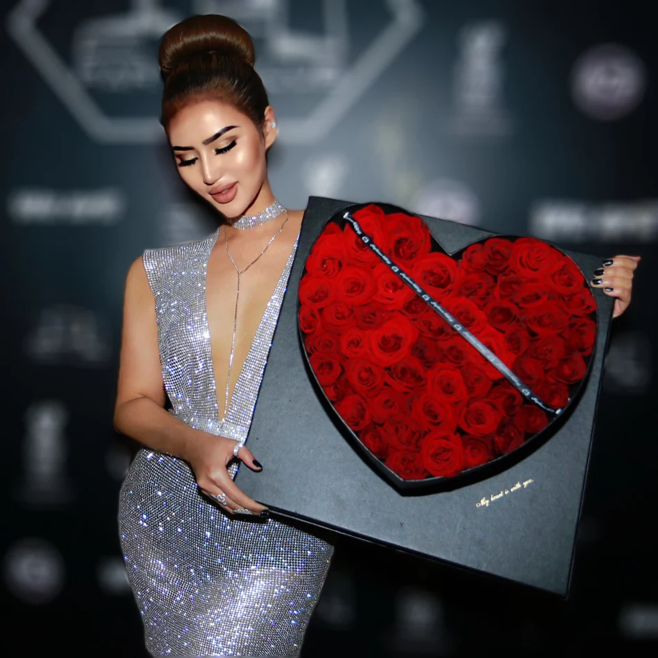 

S Curve Handmade Deep V Neck Rhinestone Mini Dress with Crystal Floral Belt Sexy Sleeveless Fashion Party Dress