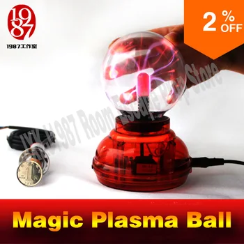 

game props for escape room magic plasma ball mysterious puzzle for chamber room touching ball for certain time to unlock JXKJ