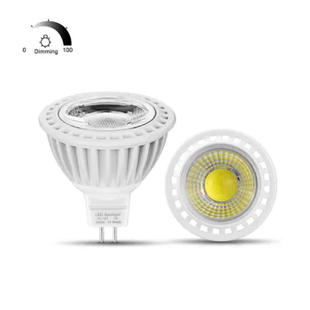 

Dimmable MR16 LED 12V AC / DC 12V Spot light Bulb MR16 COB 3W 5W 7W LED lamp Aluminum Dimming Spotlight Home lighting