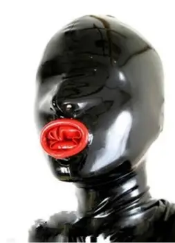 

Latex condom mask Latex hood condom Headgear Head cover