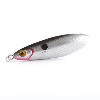 

1PCS Slow Sinking Fishing Lure Minnow 20g 8.5cm Metal Spoon Crankbait Hard Bait Tight Wobbler Ice Fishing Lure
