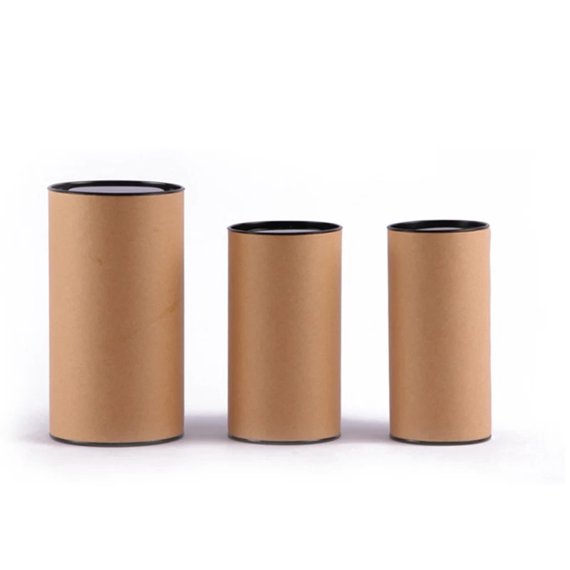 Xin Jia Yi упаковочные банки, напечатанные Популярные однотонные цветные бумажные конверты, трубка с жестяной крышкой, герметичное дно, хороший эффект уплотнения, ремесленный круглый ящик