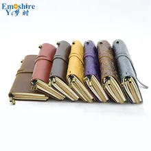 Высокое качество Творческий винтажный коровья кожа Тетрадь школьный блокнот дорожные сумки ежедневно Тетрадь s N084