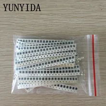 Kit de resistores smd 1210, kit sortido 1ohm-1m ohm 5% 33 valores esx 20 peças = 660 peças, kit diy