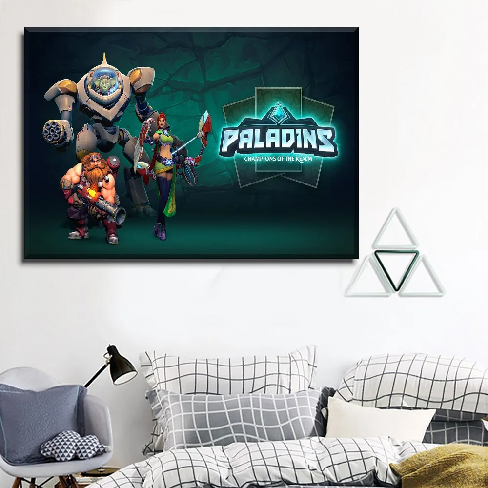 

Game Hero Painting Canvas HD Printed Wall Art Decorative Children Room Picture Framework 1 Panel Paladins Shooting Poster