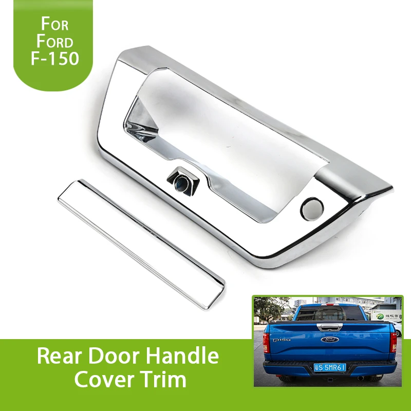 for Ford F150 2015 2016 2017 Chrome ABS font b Car b font Rear Trunk Door