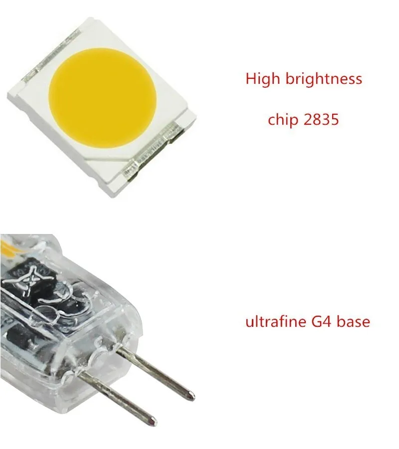 Новинка, модель высокого качества 220V 12V G4 светодиодный заменить галогенные лампы 3 Вт светильник лампочка желтого SMD супер яркий светодиодный светильник