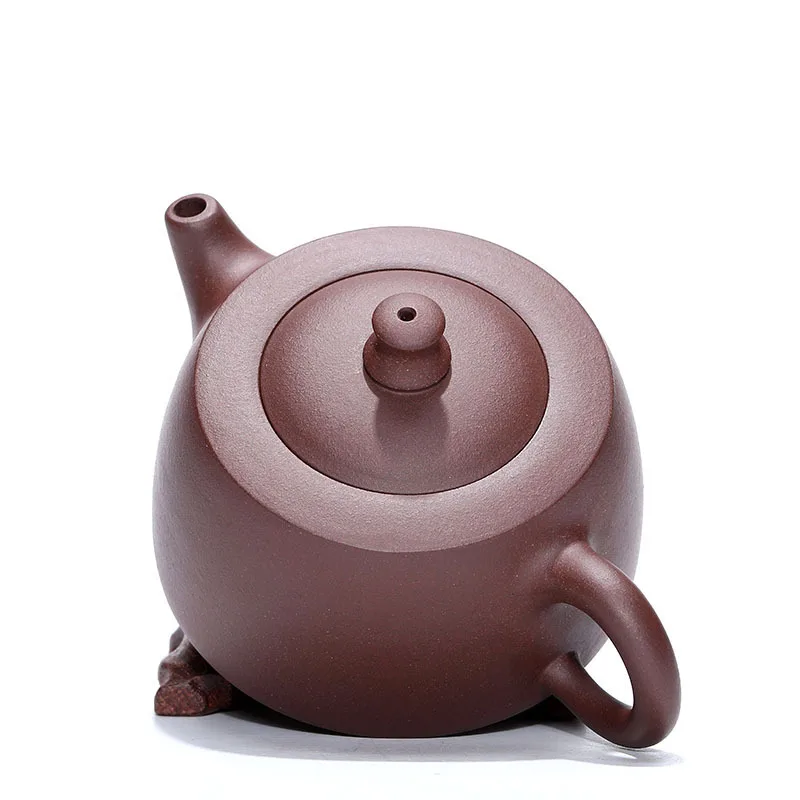 Фиолетовая глина yixing pot Подлинная Чистая ручная работа необработанный металлический пурпурный глина skyline pot Kungfu чайный горшок чайный набор