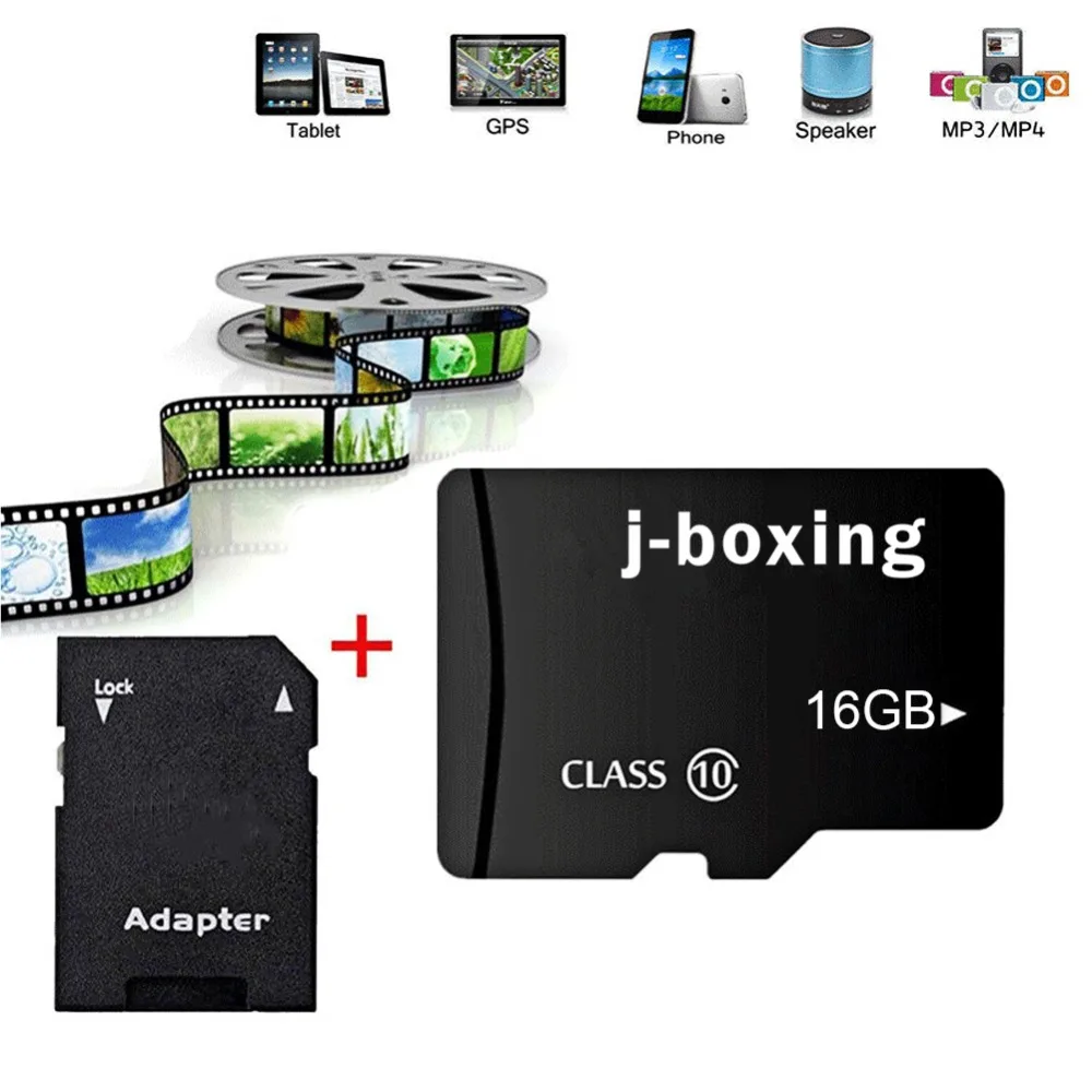 J-boxing 16 Гб Micro SD карта памяти 16 Гб Micro SD TF флэш-карта памяти 16 Гб cartao de memoria для смартфонов/планшетных ПК/gps