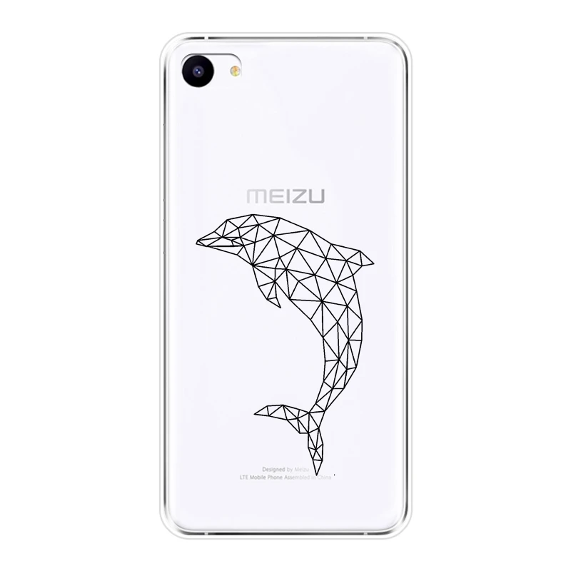 Мягкий чехол для телефона Meizu Pro 6 7 Plus U10 U20 Силиконовая накладка на заднюю панель с
