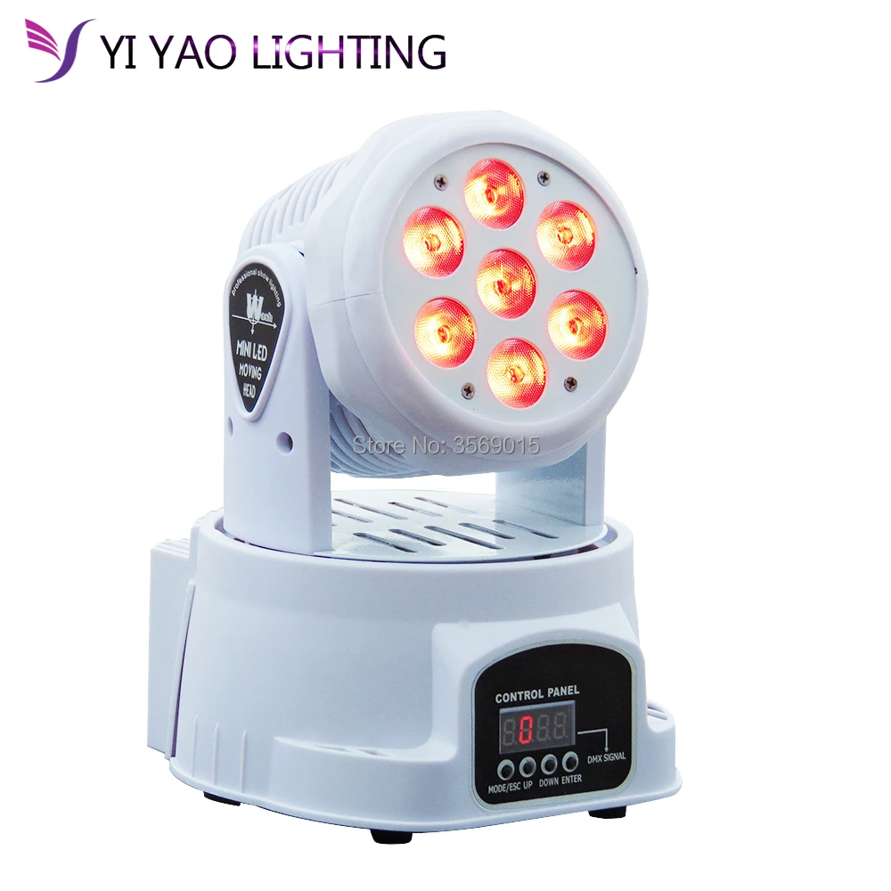 

DMX WASH RGBW 7x12w LED Inno Pocket Spot Moving Head Light DMX dj stage lights