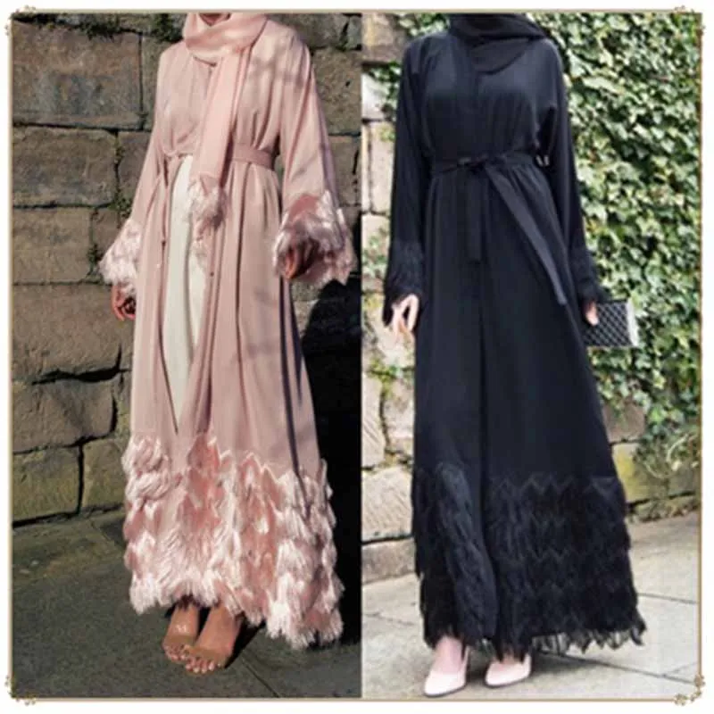 Платье макси Abaya Повседневное платье большого размера для взрослых