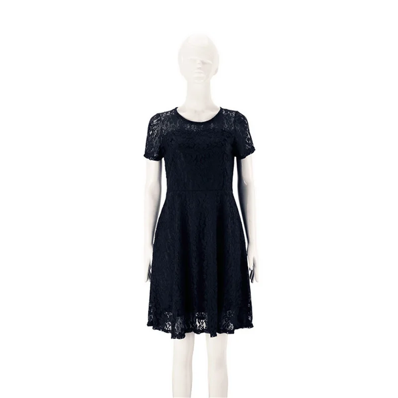 Женское летнее кружевное платье с лямкой на шее|plus size dress|women elegant dresseslace dress |