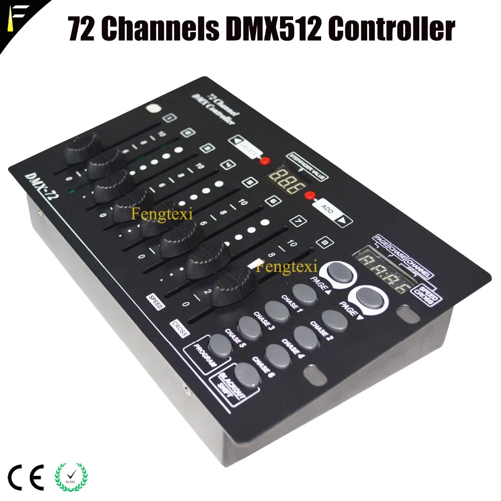 Compact DMX512 72 Channels Controller Board Device Small Club Wedding
