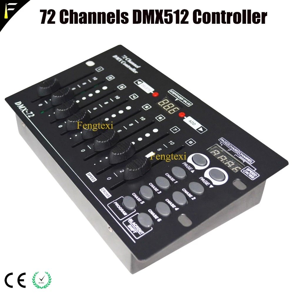 Compact Dmx512 72 Channels Controller Board Device Small Club Wedding Stage Lighting Program Dimmer Console 72ch Stage Lighting Effect Aliexpress