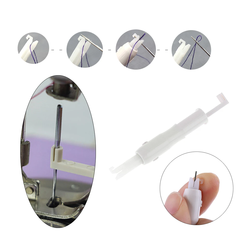 

1PC Useful Easy Practical Insertion Needle Threader Applicator Handle Thread For Sewing Tool Sewing Clothing DIY Craft