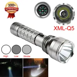 3 режима компас XML Q5 светодио дный фонарик Torch Light 18650 Перезаряжаемые светодио дный фонарик лиходарка ручной Linterna Lanterna