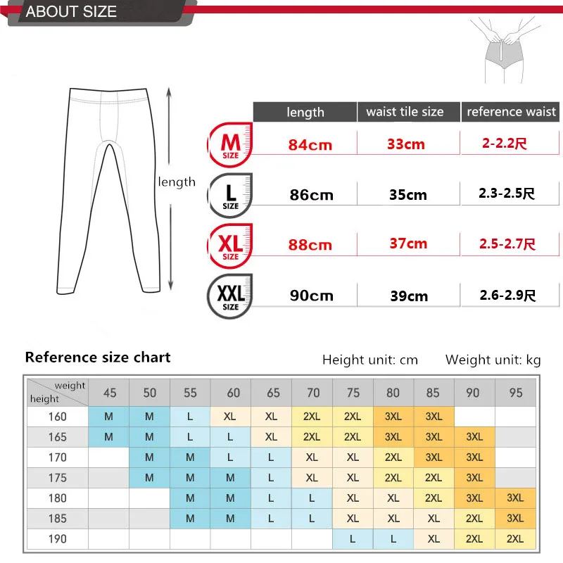 Для мужчин Long Johns теплая Штаны принт Термальность Легинсы сексуальное нижнее