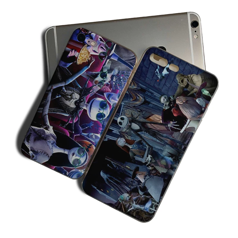 

IMIDO Jack Skellington and Sally The Nightmare Before Christmas Case Soft Silicon TPU Back Cover For Iphone 7 8 X XS XR XSMAX