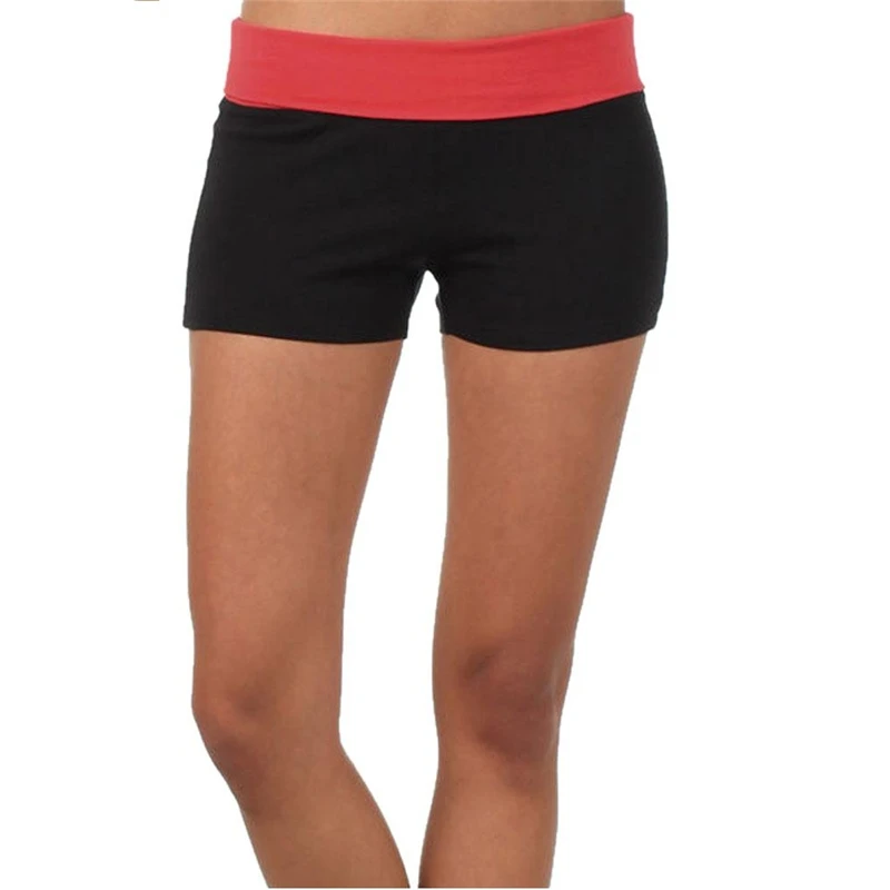 Mid Waist Casual Women Shorts Summer Printing Fit Fitness Elastic Waist Casual Female Short Pants Trousers Fashion New Harajuku Shorts