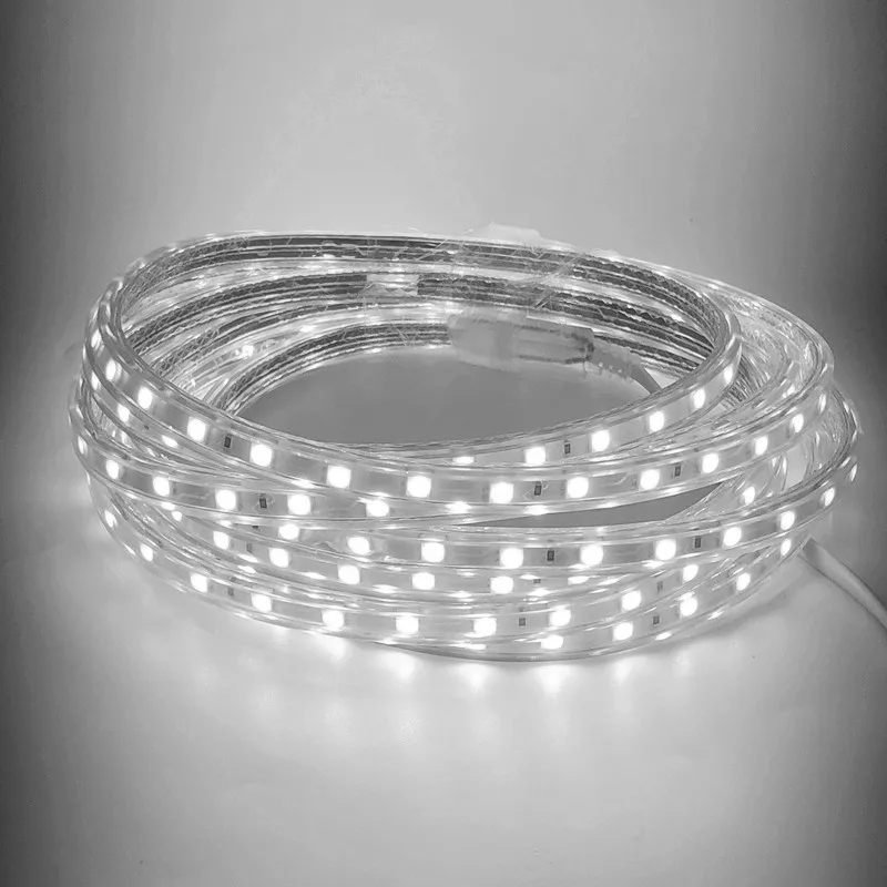 Светодиодная лента 220 В переменного тока SMD 5050 Гибкая Водонепроницаемая