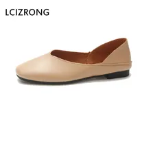 LCIZRONG/Новые в стиле ретро на квадратном каблуке два способа носить обувь на плоской подошве женские удобные креативные туфли на плоской подошве женская обувь Buty Damskie