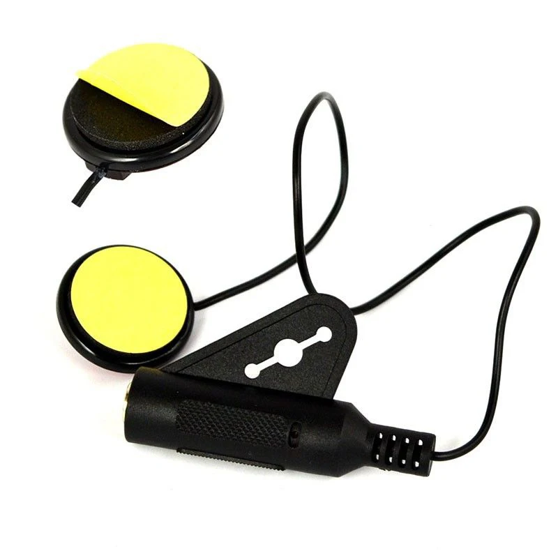 New Professional Piezo Contact Microphone Pickup For Guitar Ukulele 1/4'' Musical Instrument Accessories Parts