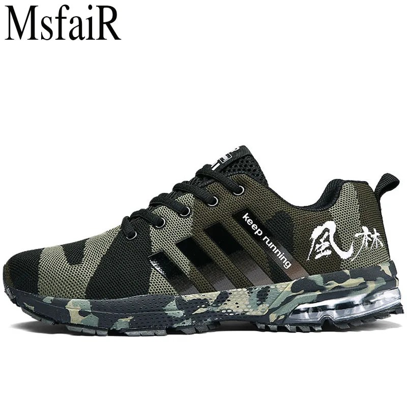

MSFSIR New Arrivals Men's Running Shoes Outdoor Athletic Run Men Sport Shoes Man Brand Summer Breathable Mesh Mens Sneakers