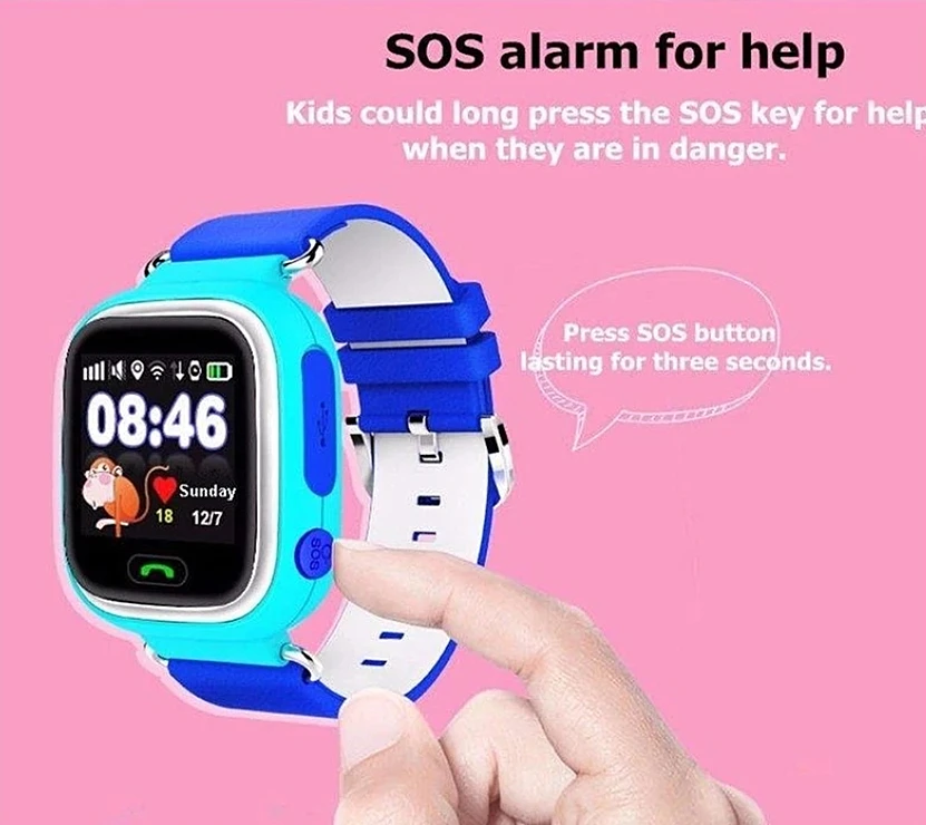 Q90 Kid Smart Watch GPS+BDS+LBS+APGS+Wifi Location Device Tracker SOS Call Baby Safe Anti-Lost Bluethooth SIM Card Smartwatch