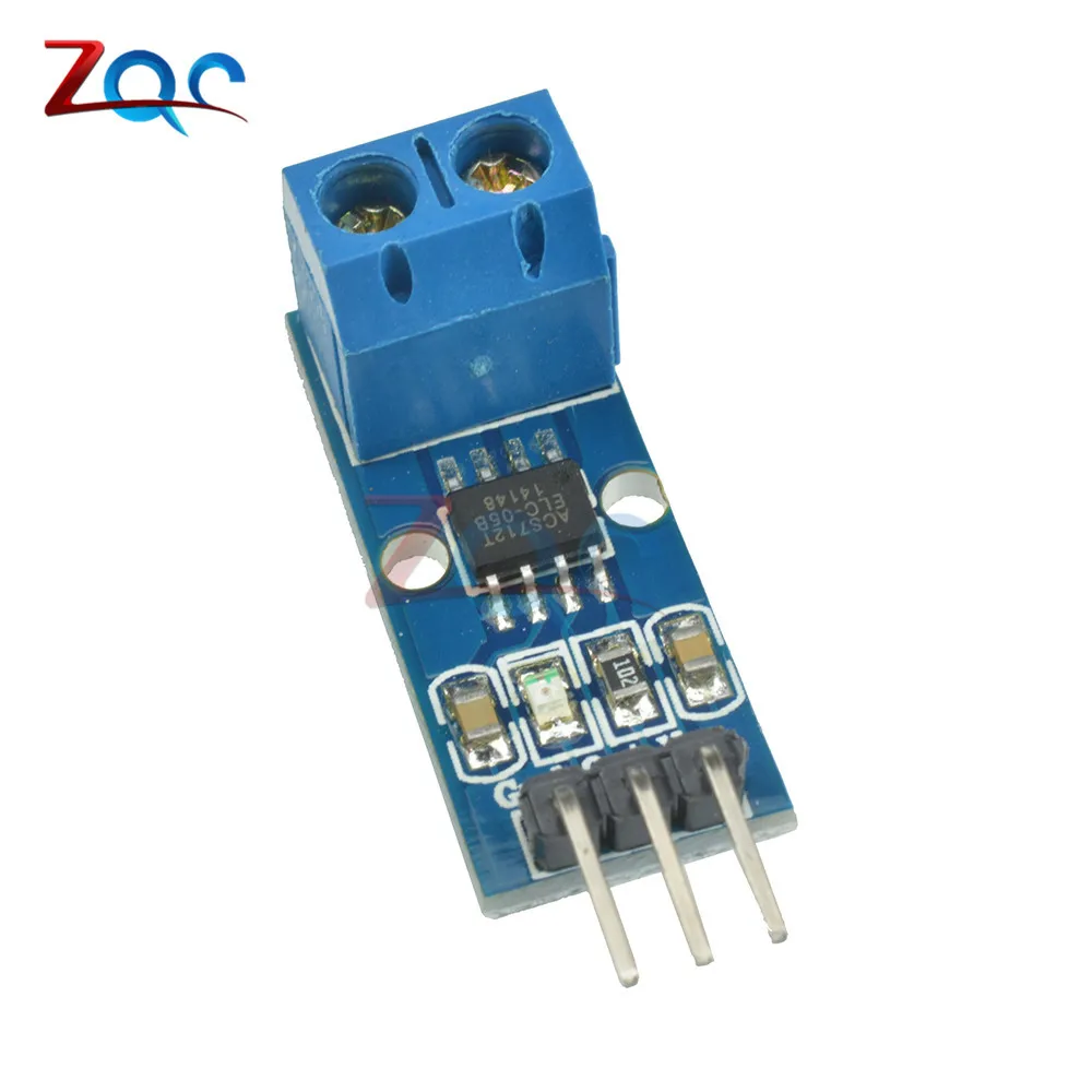 

New 5A Hall Current Sensor Module Range ACS712 5A Current Sensor Module For Arduino