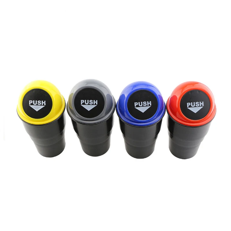 Car ABS Trash Can Garbage Dust Door Storage Barrel Box for Hyundai SOLARIS Verna IX25 IX35 IX45 Sonata 8 Elantra Accessories | Автомобили