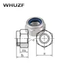 M3 M4 M5 M6 M8 M10 M12 316 stainless Steel Nylon Insert Hex Lock Nuts A2 Hexagon Nyloc Self Locking Nut ► Photo 3/4