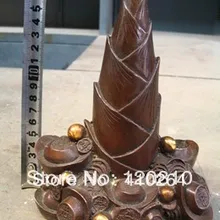 Прекрасный Бамбука стрелять бронзовая статуя