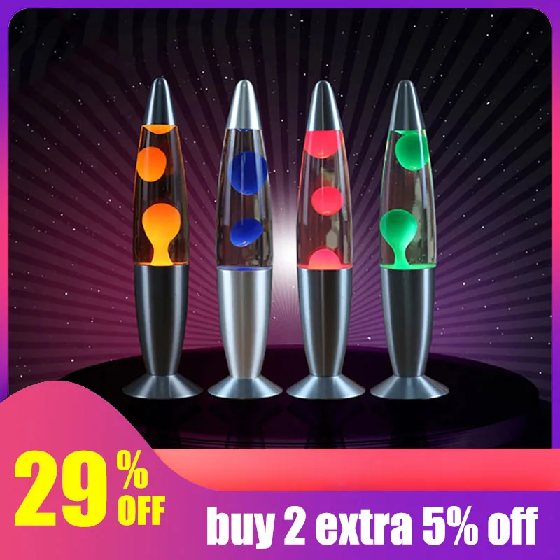 25W EU Lava Lamp Decorative Lamp Light Bedroom Night Lamp Bedside Lamp