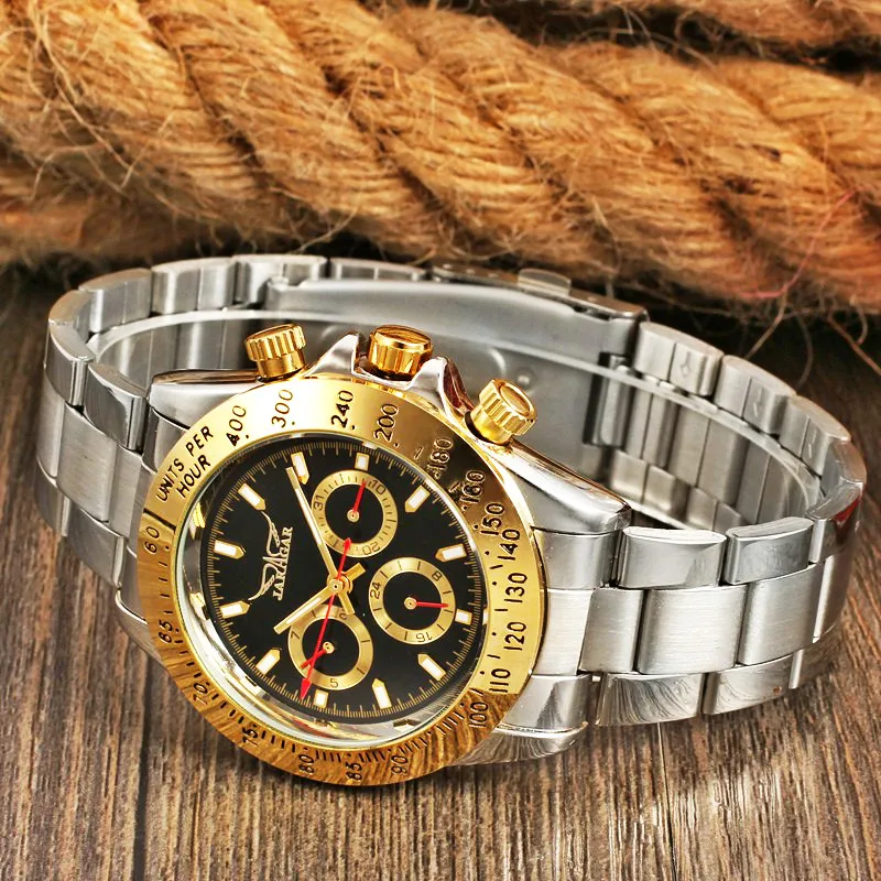China Wholesale Jargar automatic mechanical movement designer inspired watches at cheap, reloj hombre
