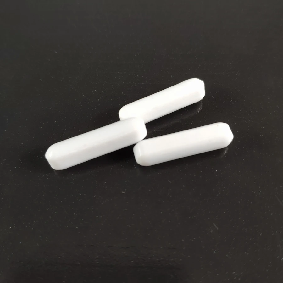 C16x35mm 2 шт PTFE Магнитный миксер-мешалка бар PTFE мешалки белый тефлон магнитные палочки Без кольцевая опора