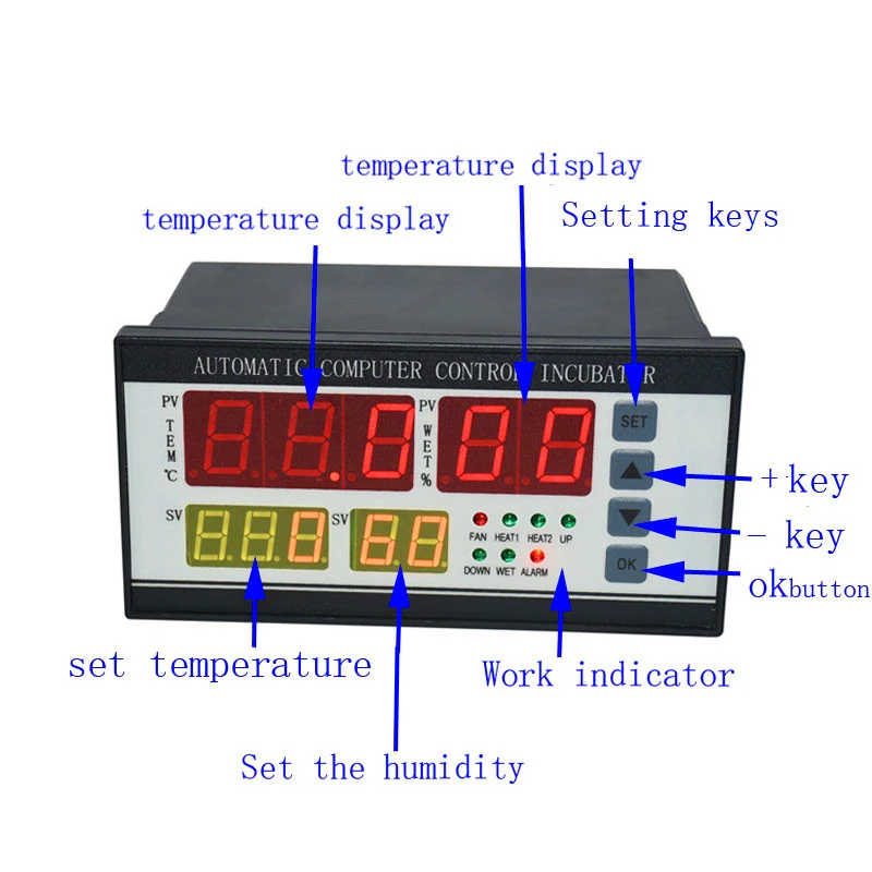 XM-18 инкубатор контроль Лер термостат полностью автоматический и многофункциональный инкубатор для яиц система управления для продажи RU дом 2 комплекта