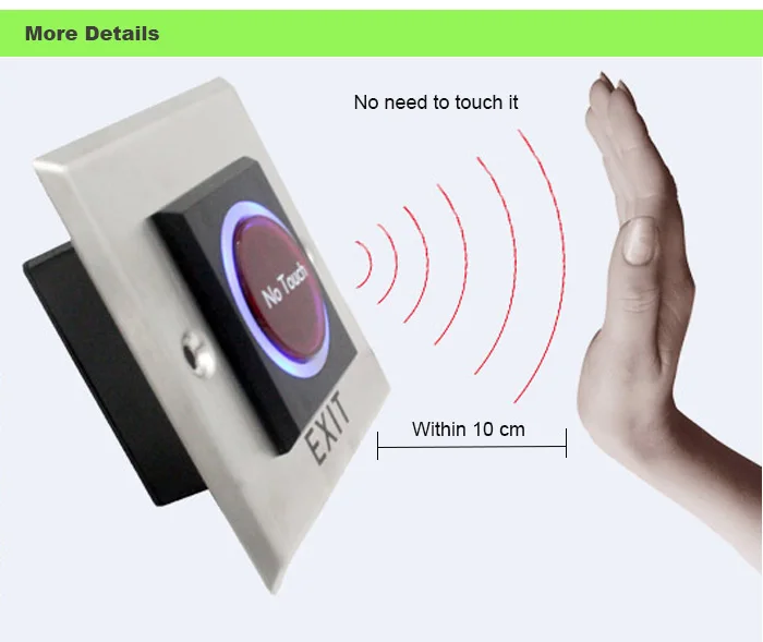 RFID Клавиатура система контроля допуска к двери комплект электронный замок+ кнопка инфракрасного выход+ 12V3A источник питания