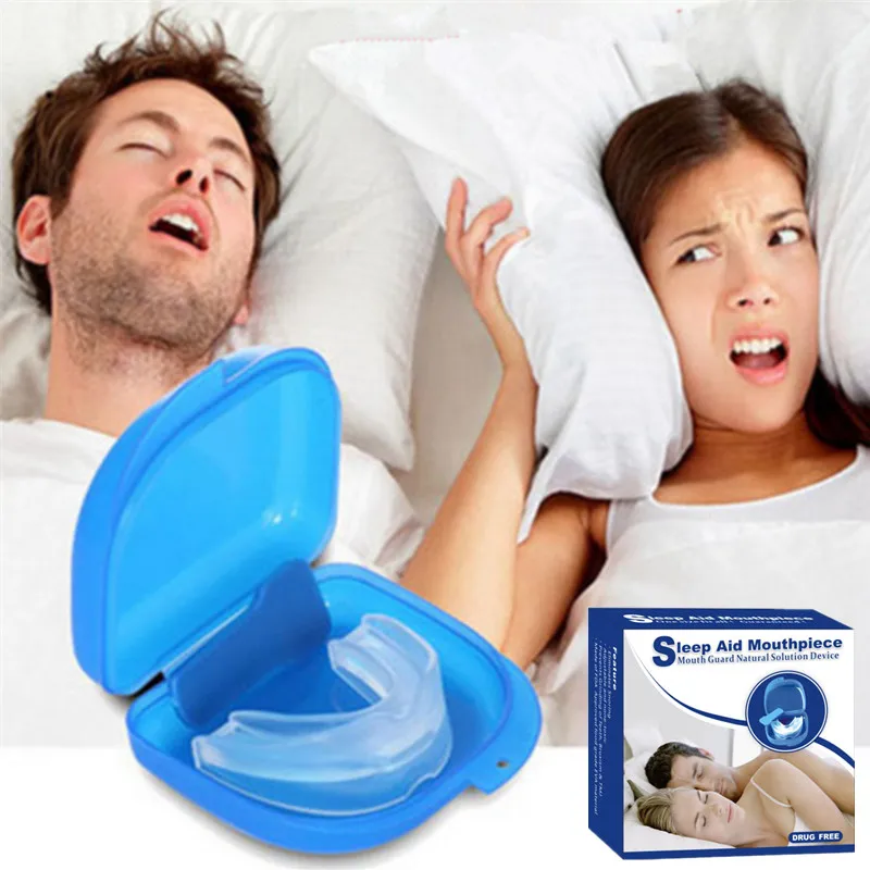 3Box/lot Anti Snore Silicone Mouthpiece Night Stops Teeth Grinding