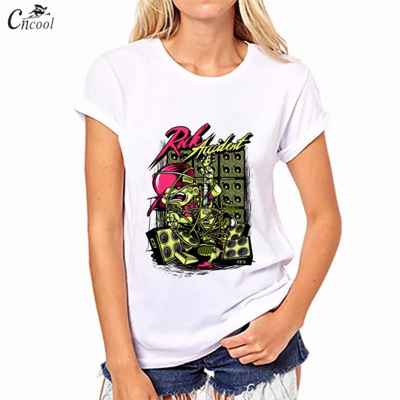 Cncool Women s T Shirt Casual Smart T Shirts Women Wanted A Red Hat 