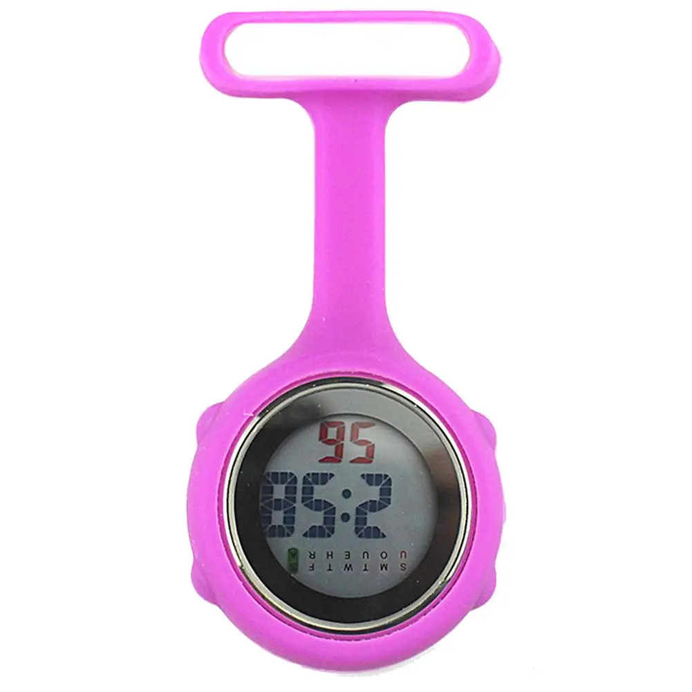 

New Digital Nurse Watch Fashion Silicone Medical Watches Lapel Doctor Brooch Fob Nurse Brooch Pin Hang Pocket Watch