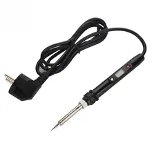 1 комплект паяльника ЖК-цифровой дисплей постоянного температурного железа Электрический паяльник 80 Вт 220 В ЕС вилка Frro De Solda