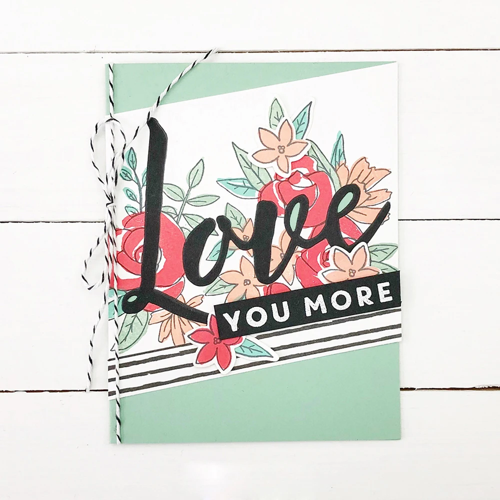 

ZhuoAng Courtship Rose of love Clear Stamps/Seals For DIY Scrapbooking/Card Making/Album Decorative Silicone Stamp Crafts