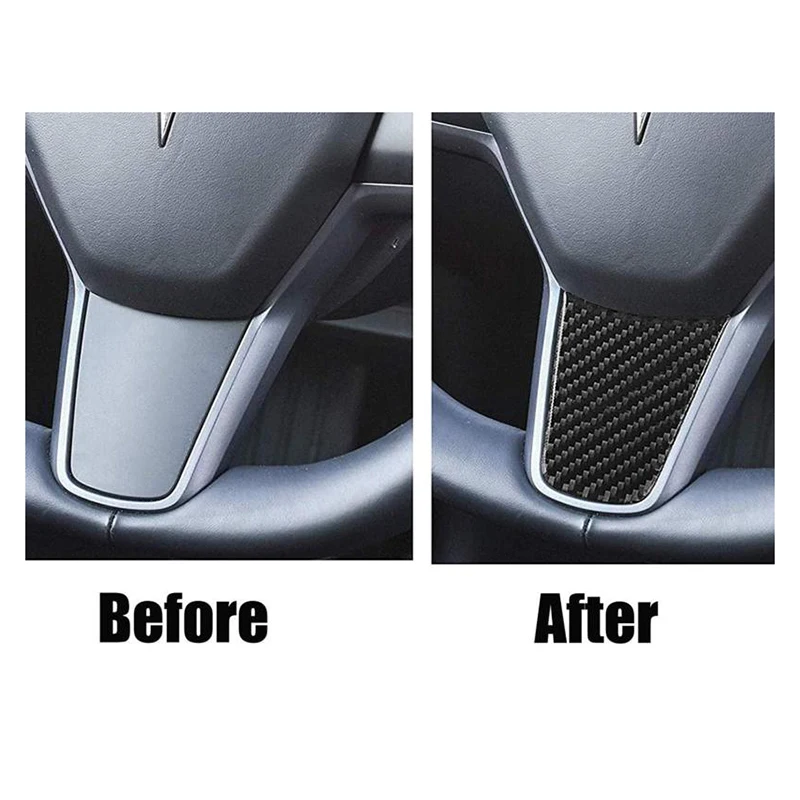 

Black Wheel For Tesla Model 3 Sticker Carbon Fiber Decoration Universal Professional High Quality Practical