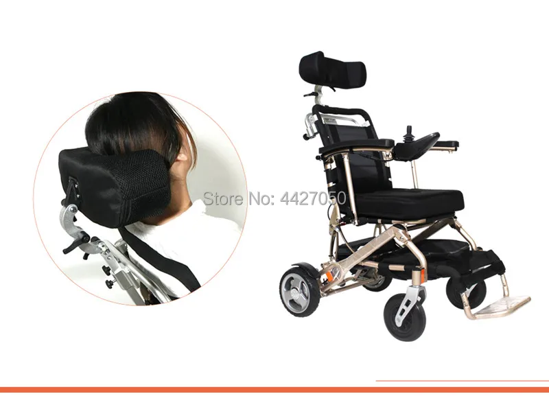 Высокое качество и удобный Электрический подголовник инвалидной коляски регулируемая высота