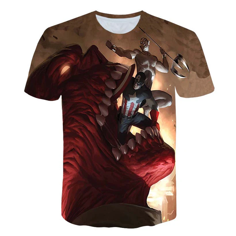 

Comic LOGO Super Hero T Shirt Superman Batman Captain America the Flash Cool Movie Men Cosplay T-Shirts superhero Geek Tee